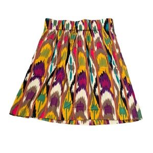 3/$15 CABI bold patterned skirt